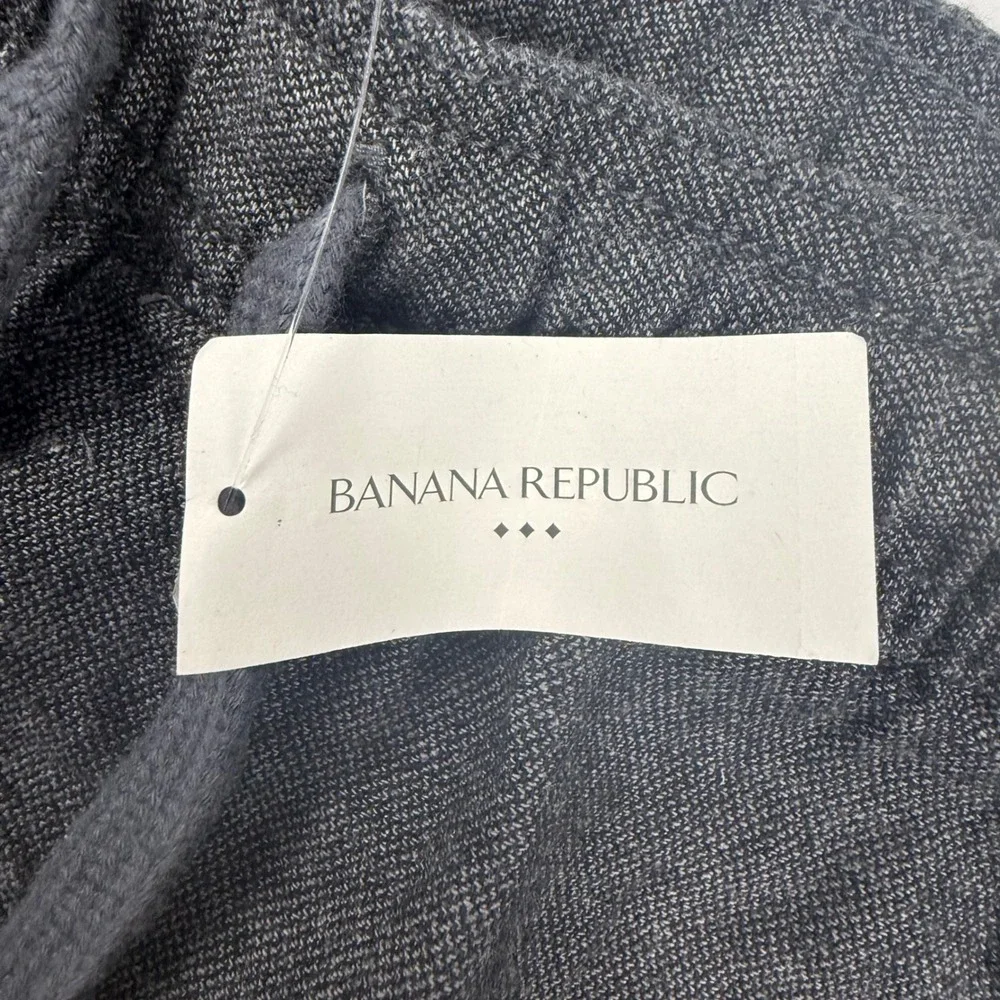 Banana Republic Mens Deck Short Charcoal Gray Drawstring Shorts Small NWT